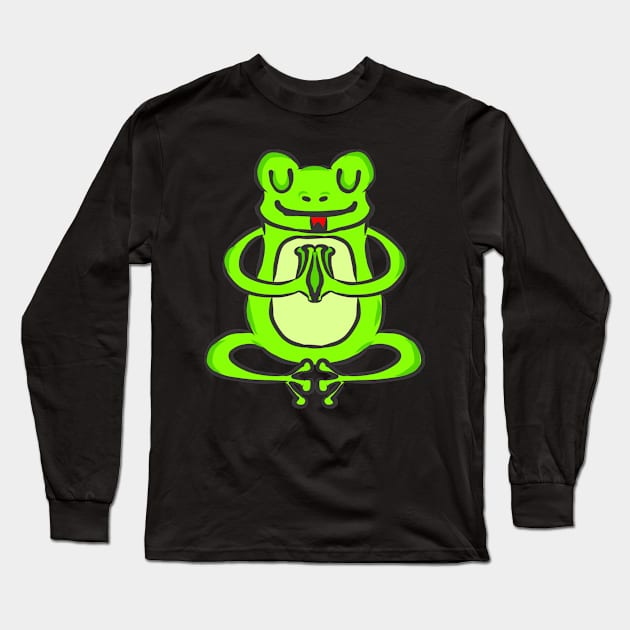 Frog Tadpole Toad Lurch Toad Froschlurch sweet Long Sleeve T-Shirt by KK-Royal